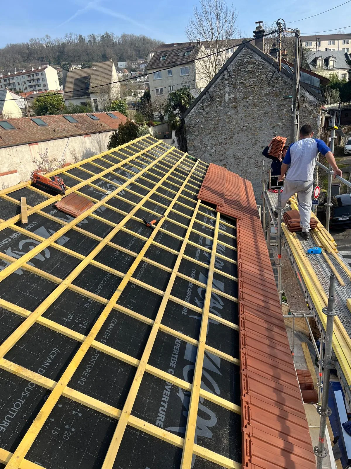 Travaux de charpente